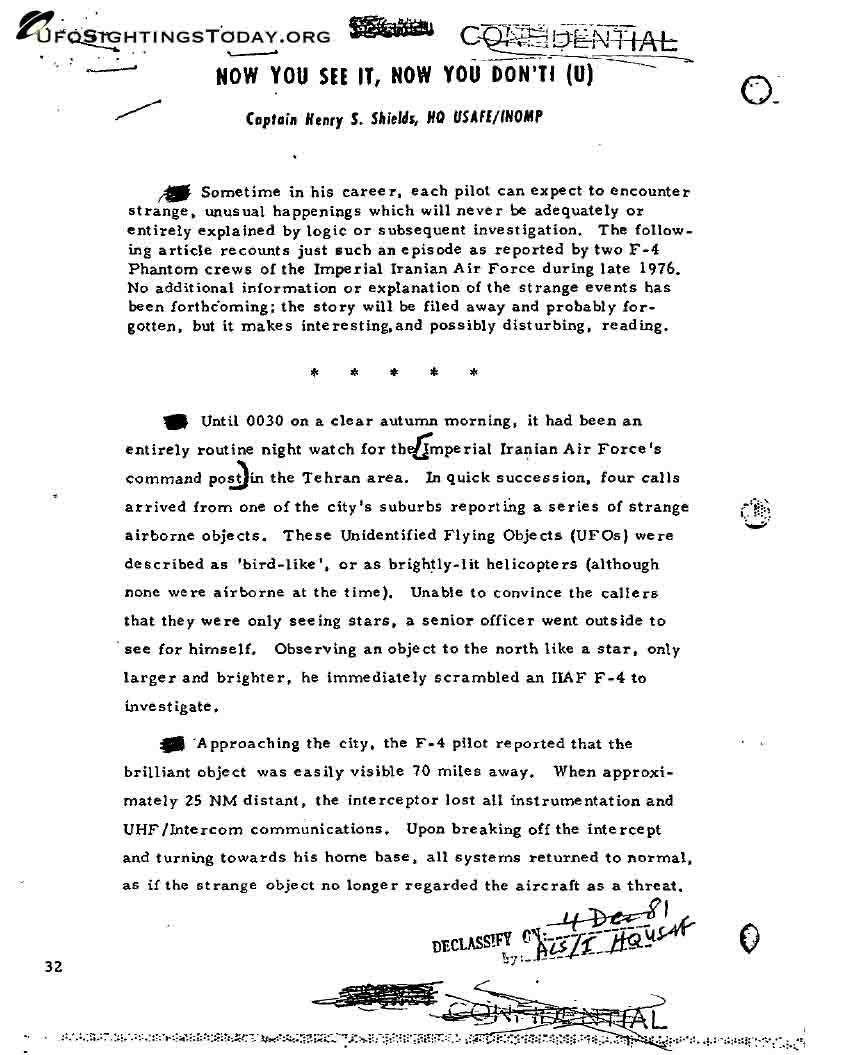 1976 tehran ufo incident