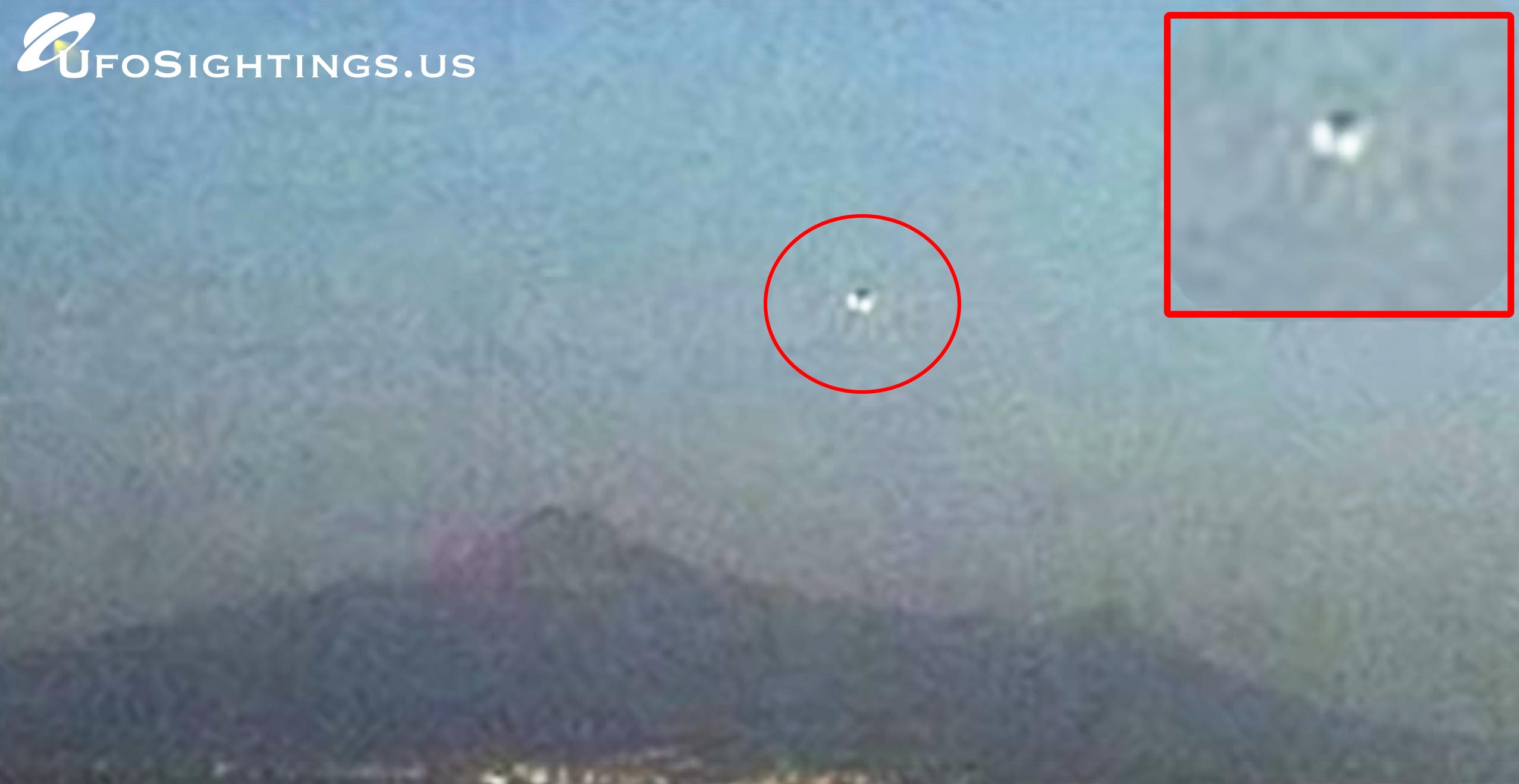 ufo over popocatepetl volcano