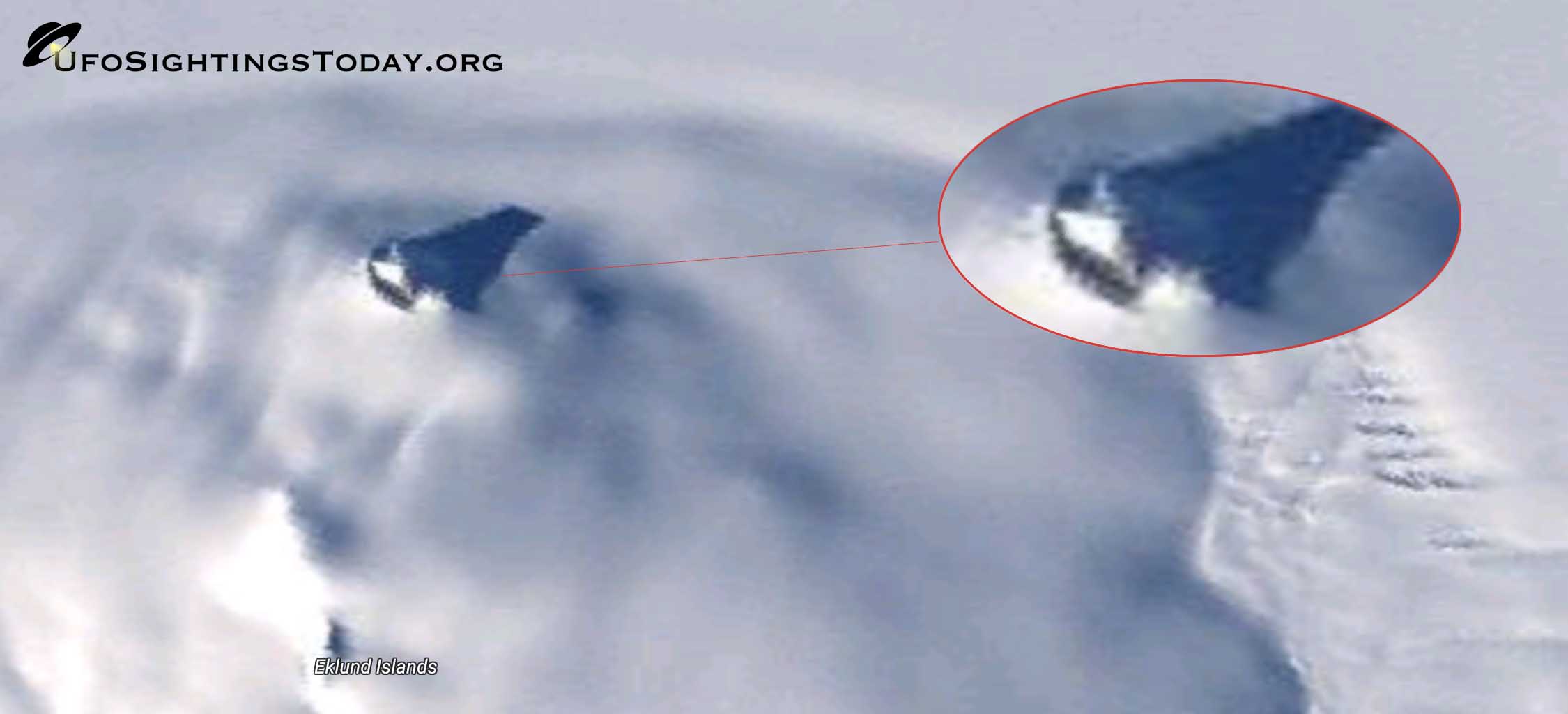 crashed ufo found in antarctica