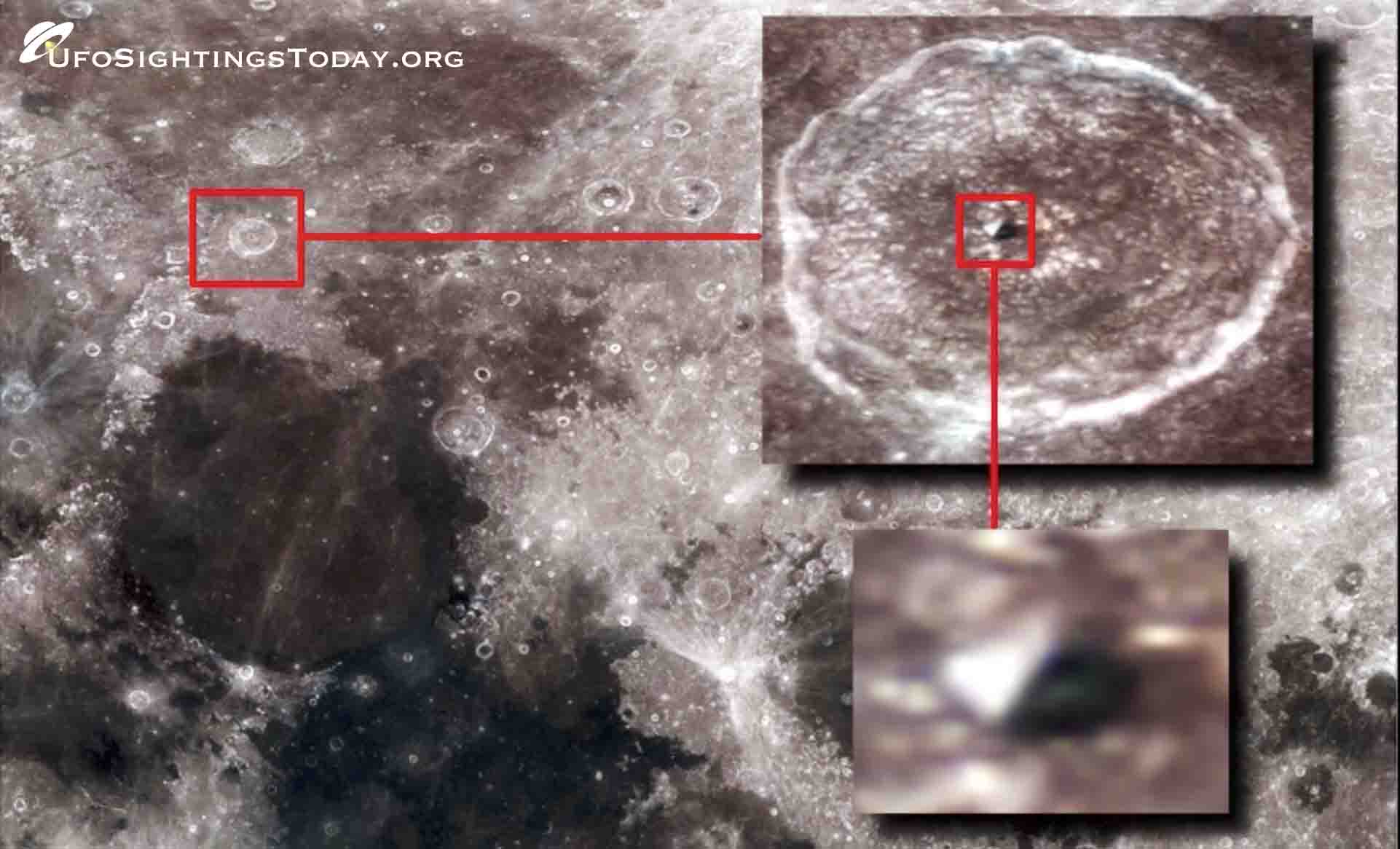 ancient pyramid has benn found on the moon