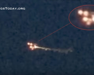 Orange UFO sighted over somerset