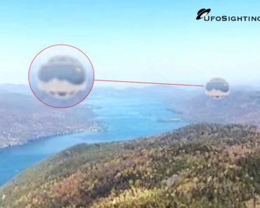 spherical UFO sighted on google maps