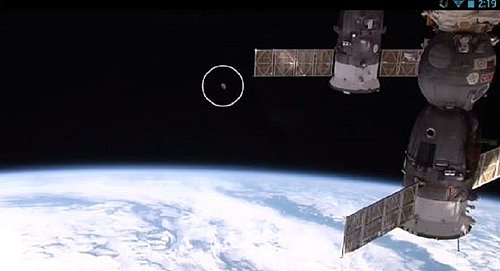 UFO from iss