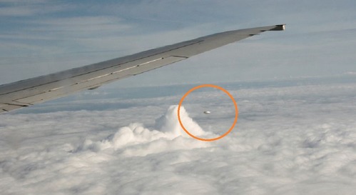 ufo caught from airplane