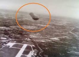 ufo flying close to airplane